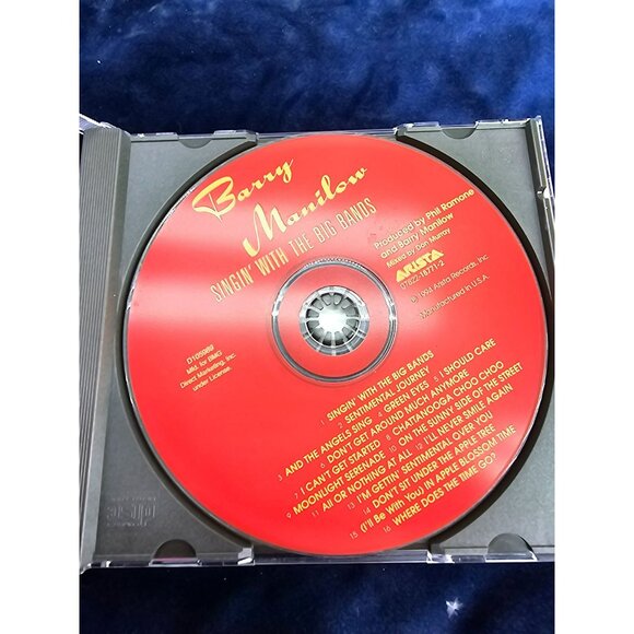 Barry Manilow‎ Singin with the Big Bands CD 1994 - Picture 5 of 6